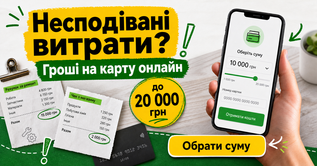 Непередбачені витрати: як швидко покрити кредитом і не переплатити